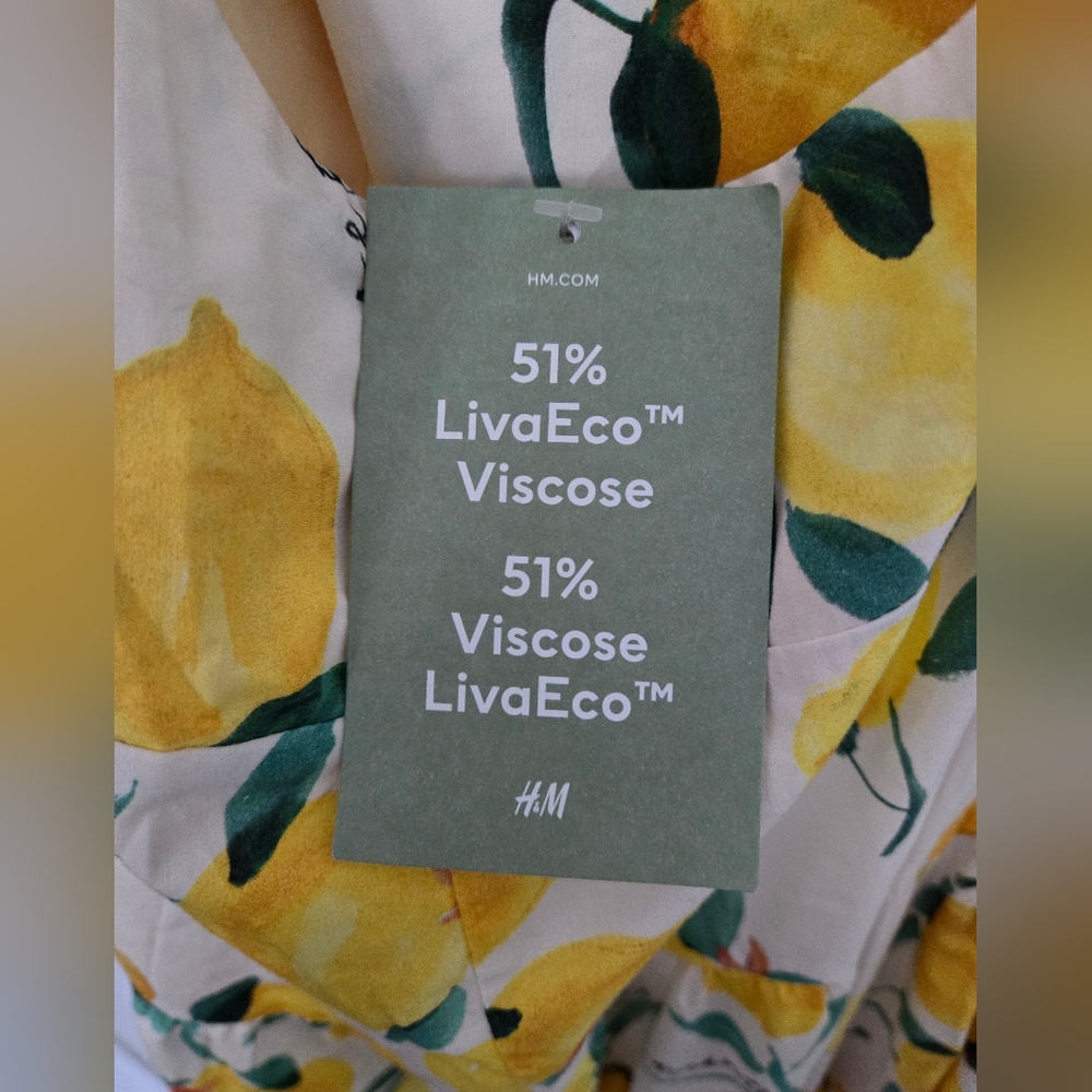 H&M Lemon Pattern Dress - Picture 4 of 8